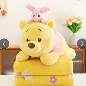 New Winnie the Pooh Plushy with baby blanket